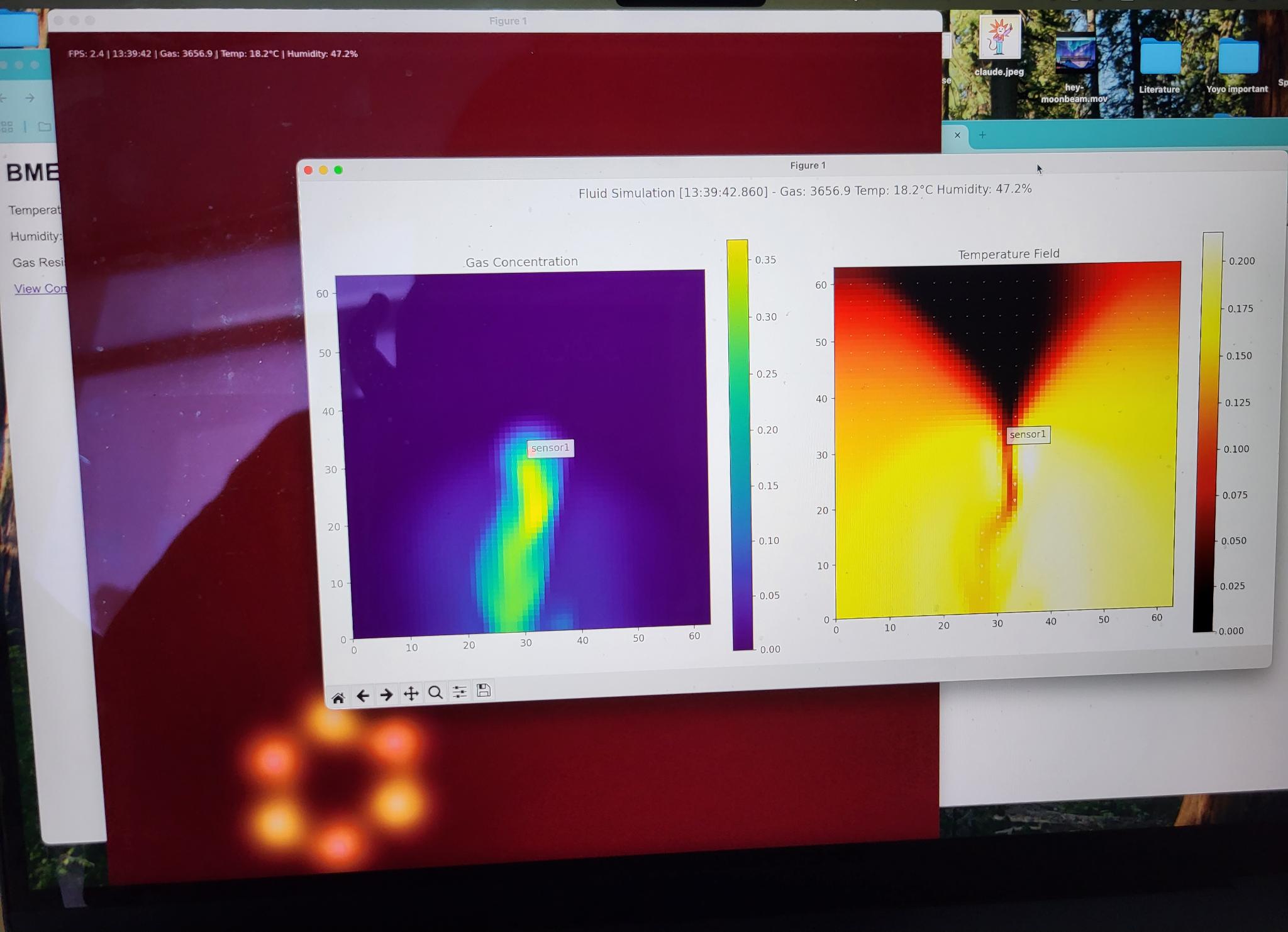 smell visualizations from metal oxide sensors in a box with essential oil bottles (2025)